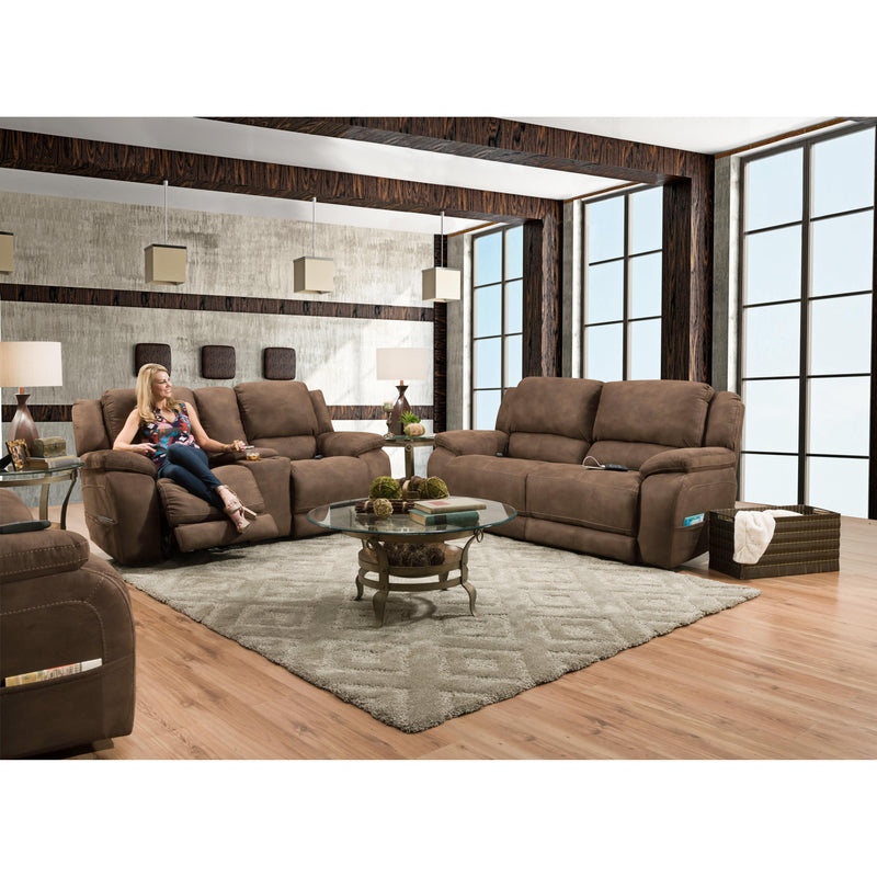 Homestretch Furniture Power Reclining Fabric Sofa 187-37-21 IMAGE 2