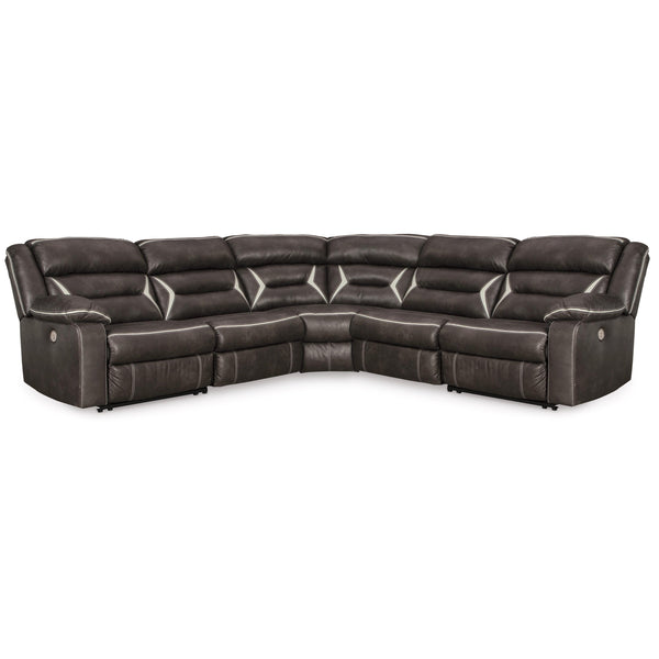 Signature Design by Ashley Kincord Power Reclining Fabric 5 pc Sectional 1310458/1310446/1310477/1310446/1310462 IMAGE 1