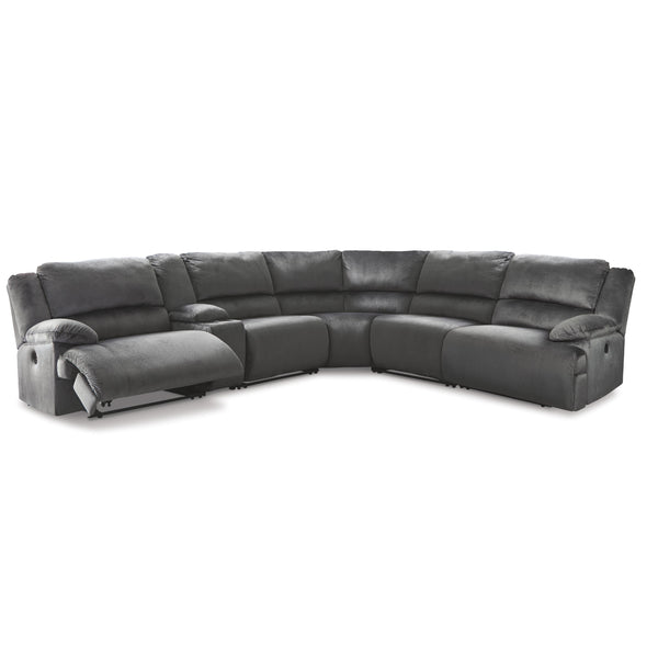 Signature Design by Ashley Clonmel Power Reclining Fabric 6 pc Sectional 3650546/3650546/3650557/3650558/3650562/3650577 IMAGE 1