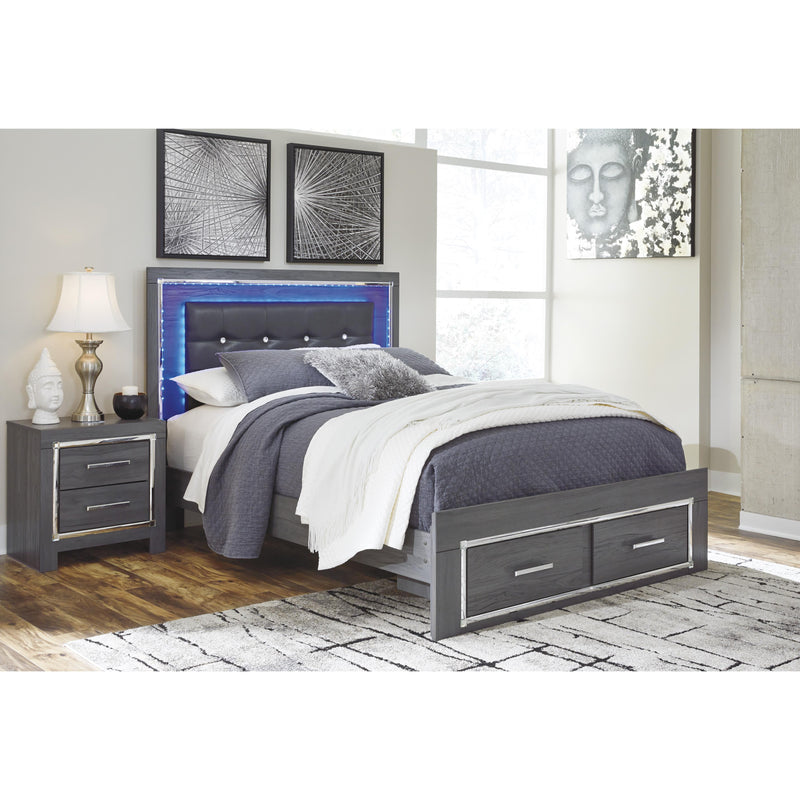 Signature Design by Ashley Lodanna Queen Panel Bed with Storage B214-57/B214-54S/B214-95/B100-13 IMAGE 2