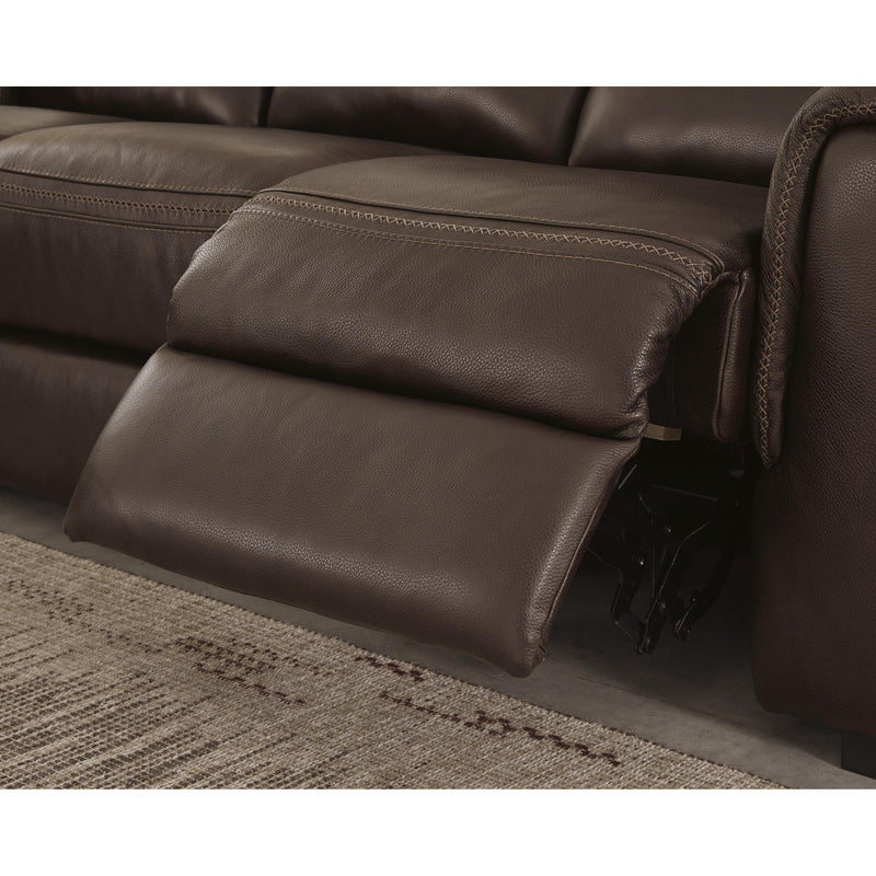 Signature Design by Ashley Alessandro Power Reclining Leather Match Sofa U2550215 IMAGE 8