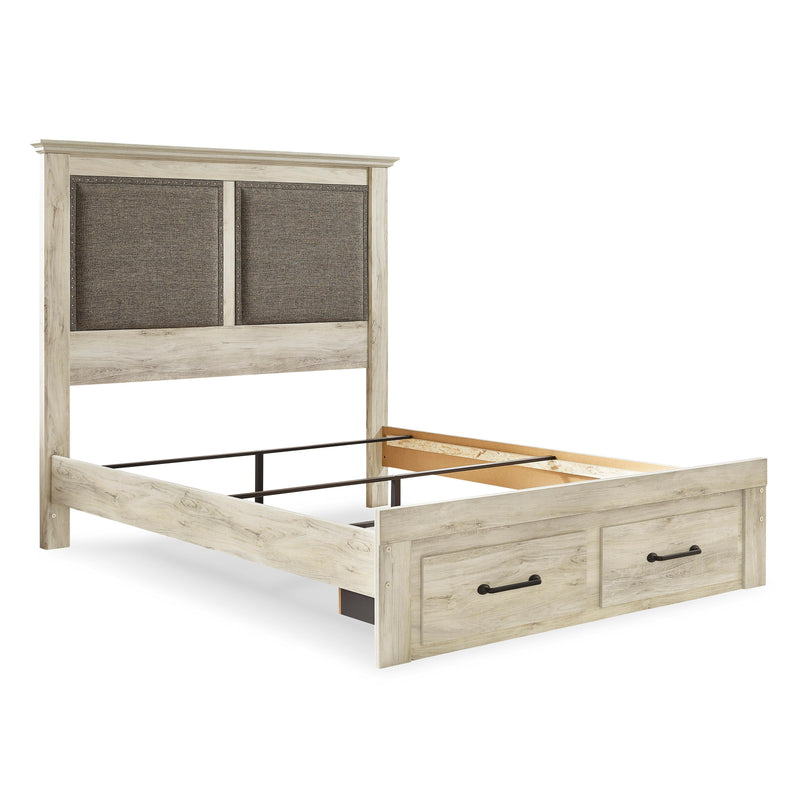 Signature Design by Ashley Cambeck Queen Upholstered Panel Bed with Storage B192-157/B192-54S/B192-96 IMAGE 4