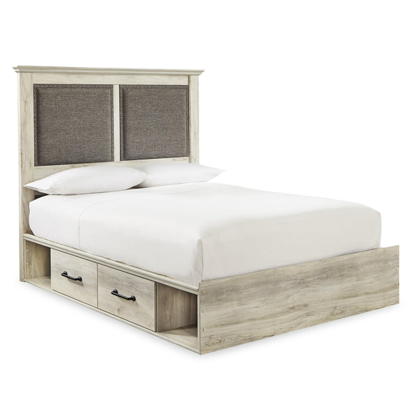 Signature Design by Ashley Cambeck Queen Upholstered Panel Bed with Storage B192-157/B192-54/B192-160/B100-13 IMAGE 1