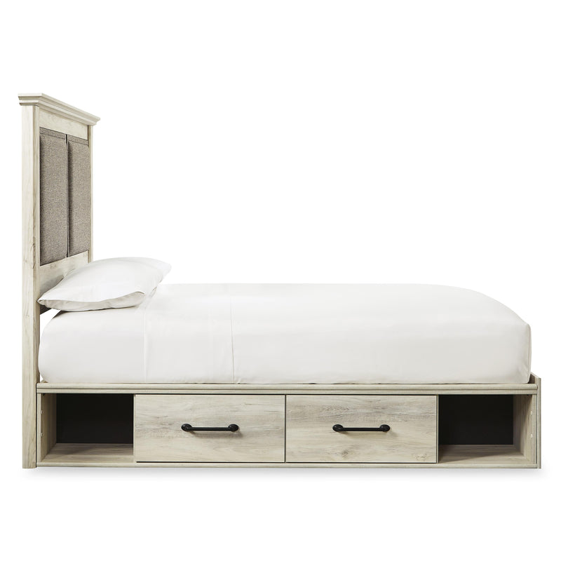 Signature Design by Ashley Cambeck Queen Upholstered Panel Bed with Storage B192-157/B192-54/B192-160/B100-13 IMAGE 3