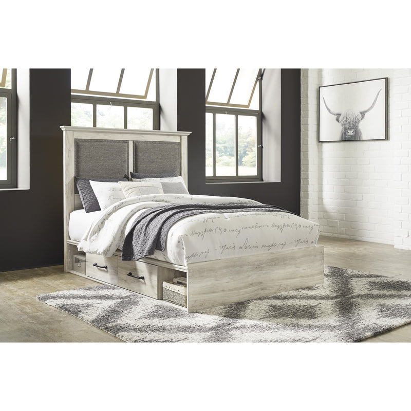 Signature Design by Ashley Cambeck Queen Upholstered Panel Bed with Storage B192-157/B192-54/B192-160/B100-13 IMAGE 5