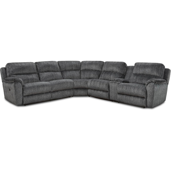 Homestretch Furniture Power Reclining Fabric Sectional 205 Multi-Configuration Power Sectional - Color 60 IMAGE 1