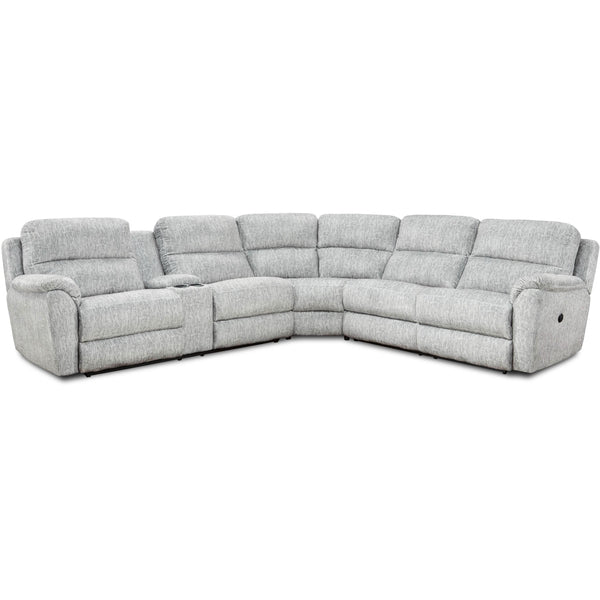 Homestretch Furniture Power Reclining Fabric Sectional 205 Multi-Configuration Power Sectional - Color 15 IMAGE 1