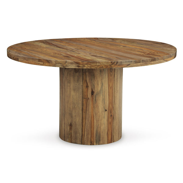Signature Design by Ashley Round Dressonni Dining Table with Pedestal Base D790-50 IMAGE 1