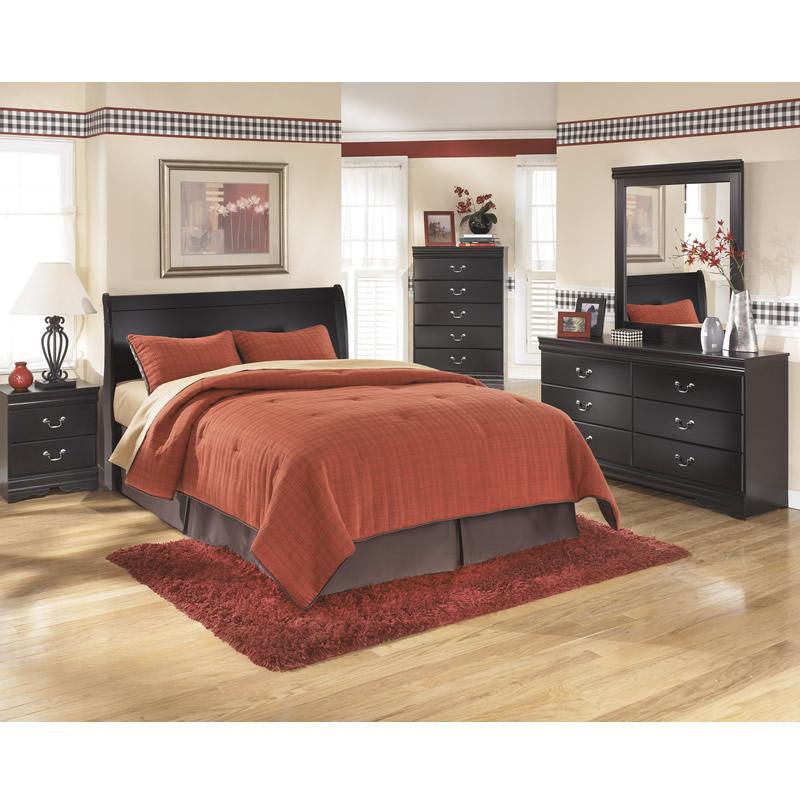 Signature Design by Ashley Huey Vineyard Queen Sleigh Bed B128-77/B100-31 IMAGE 2
