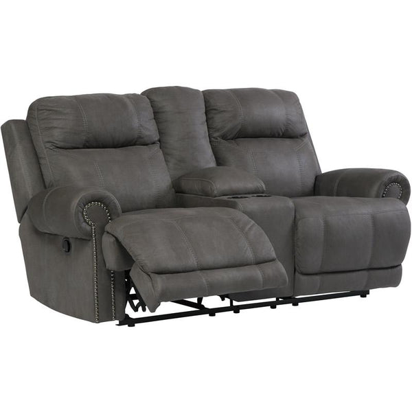 Signature Design by Ashley Austere Manual Reclining Fabric Loveseat 3840194 IMAGE 1