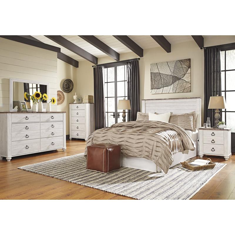 Signature Design by Ashley Willowton Queen Panel Bed B267-57/B100-31 IMAGE 3