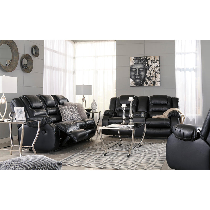 Signature Design by Ashley Vacherie Reclining Leather Look Loveseat 7930894 IMAGE 7