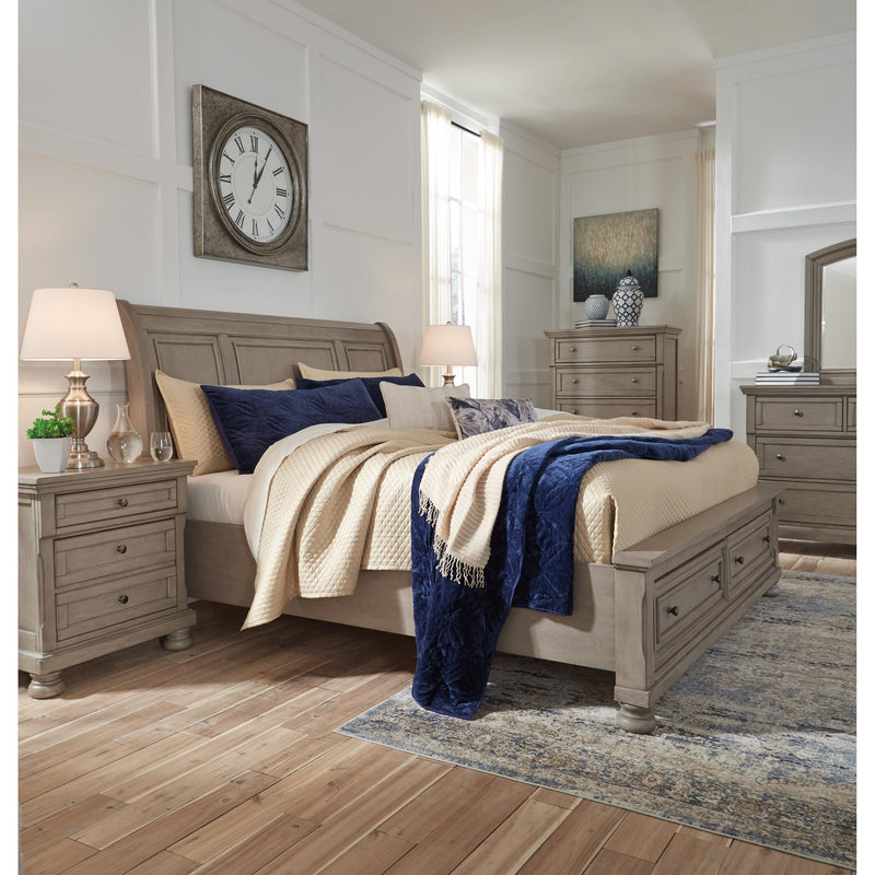 Signature Design by Ashley Lettner Queen Sleigh Bed with Storage B733-77/B733-74/B733-98 IMAGE 7