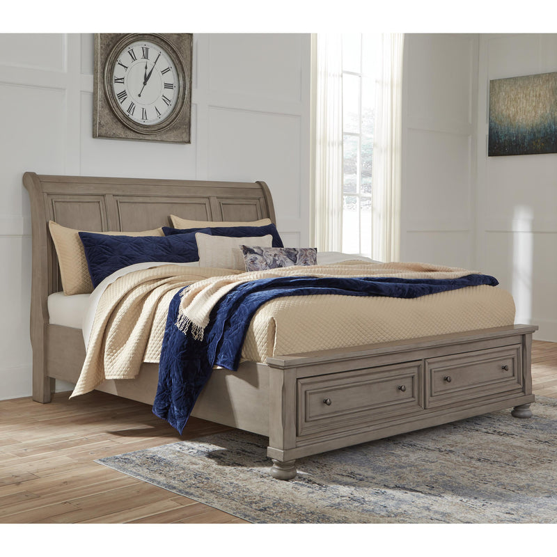 Signature Design by Ashley Lettner California King Sleigh Bed with Storage B733-78/B733-76/B733-95 IMAGE 2