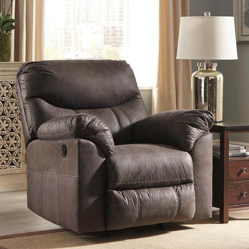 Signature Design by Ashley Boxberg Rocker Leather Look Recliner 3380325 IMAGE 3