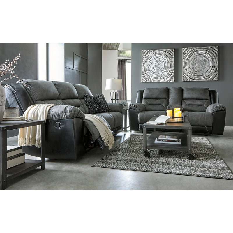 Signature Design by Ashley Earhart Reclining Fabric and Leather Look Sofa 2910288 IMAGE 10