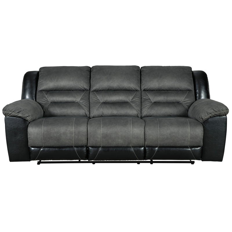 Signature Design by Ashley Earhart Reclining Fabric and Leather Look Sofa 2910288 IMAGE 1