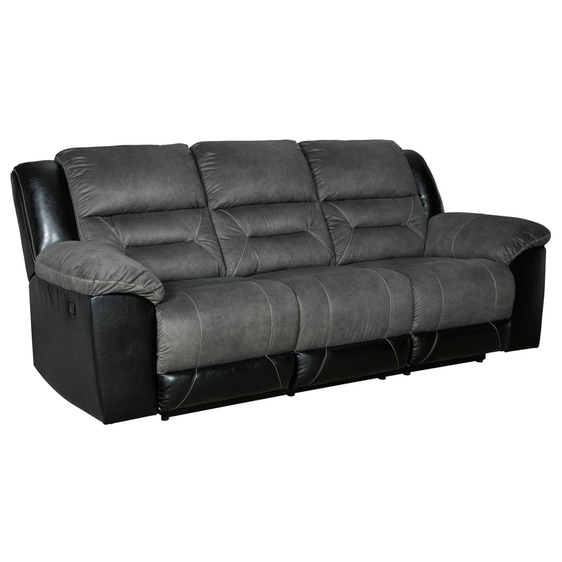 Signature Design by Ashley Earhart Reclining Fabric and Leather Look Sofa 2910288 IMAGE 2