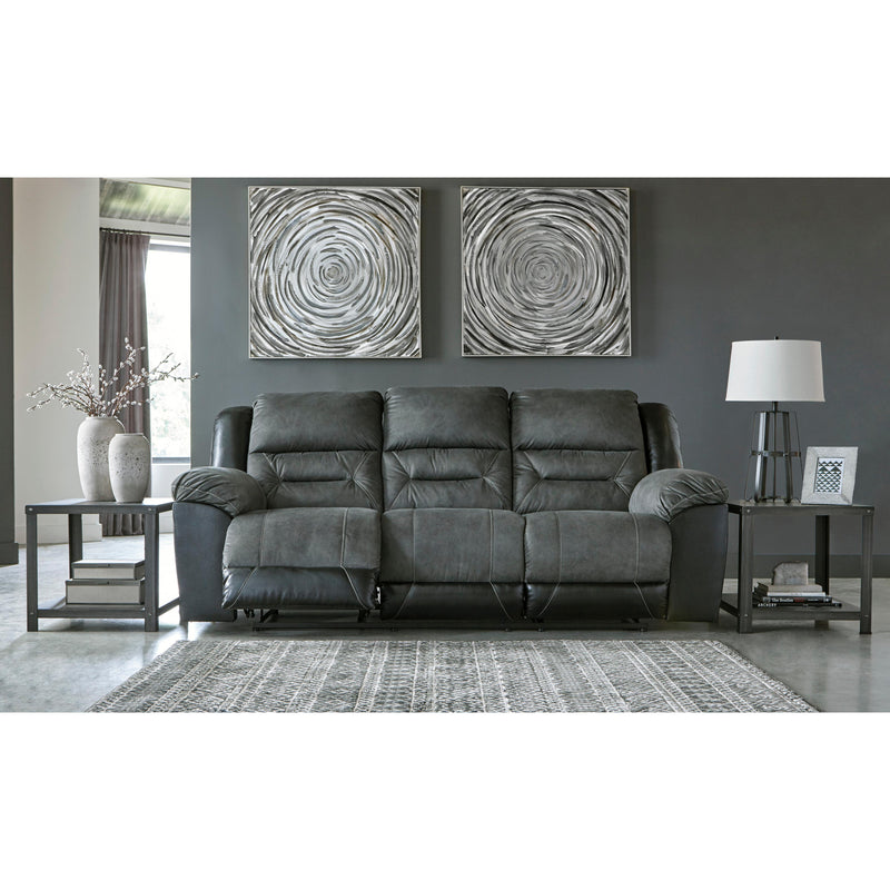 Signature Design by Ashley Earhart Reclining Fabric and Leather Look Sofa 2910288 IMAGE 5
