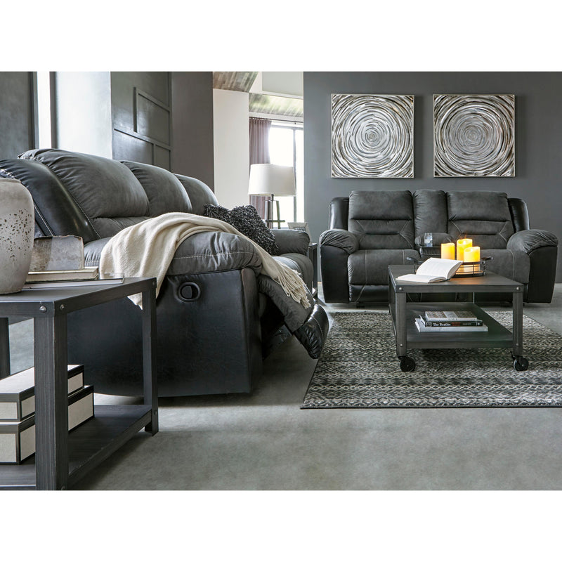 Signature Design by Ashley Earhart Reclining Fabric and Leather Look Sofa 2910288 IMAGE 8