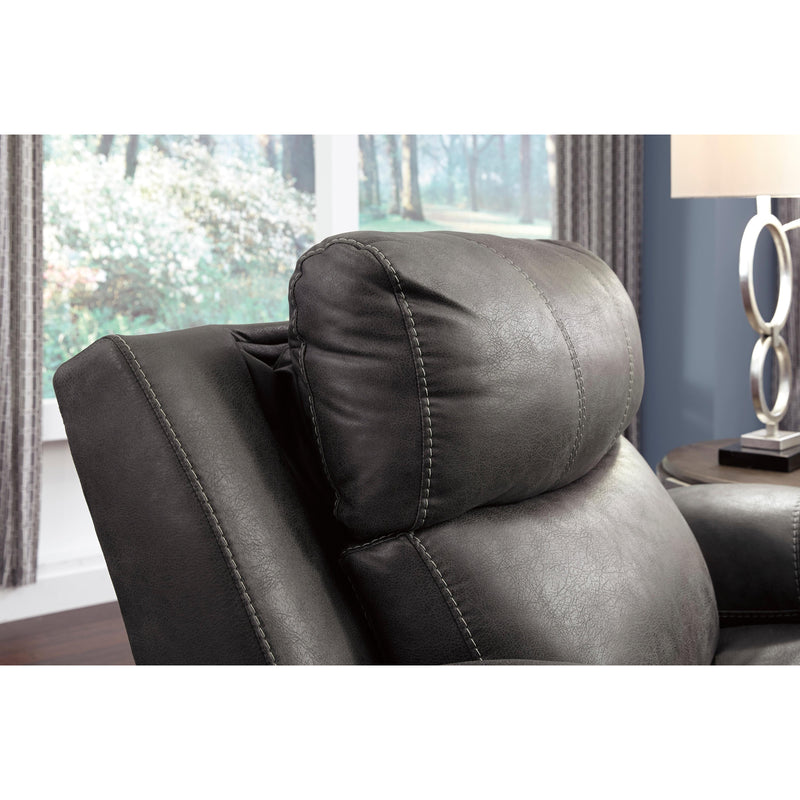 Signature Design by Ashley Erlangen Power Reclining Leather Look Sofa 3000415 IMAGE 5
