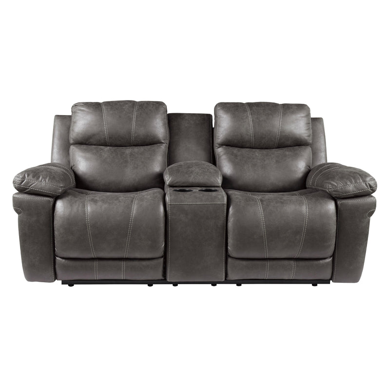 Signature Design by Ashley Erlangen Power Reclining Leather Look Loveseat 3000418 IMAGE 1