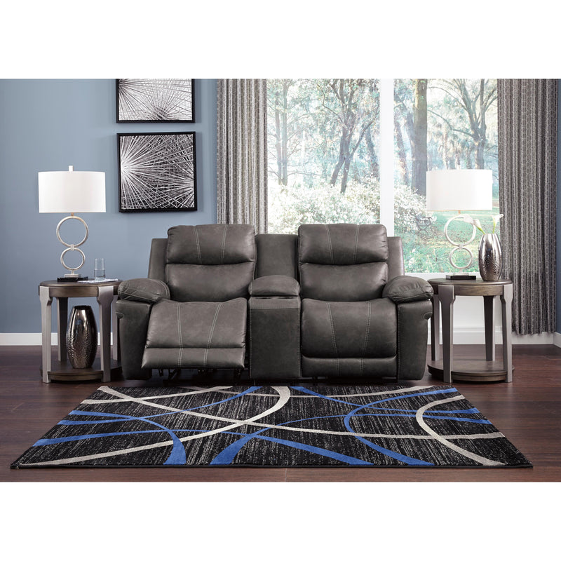 Signature Design by Ashley Erlangen Power Reclining Leather Look Loveseat 3000418 IMAGE 4