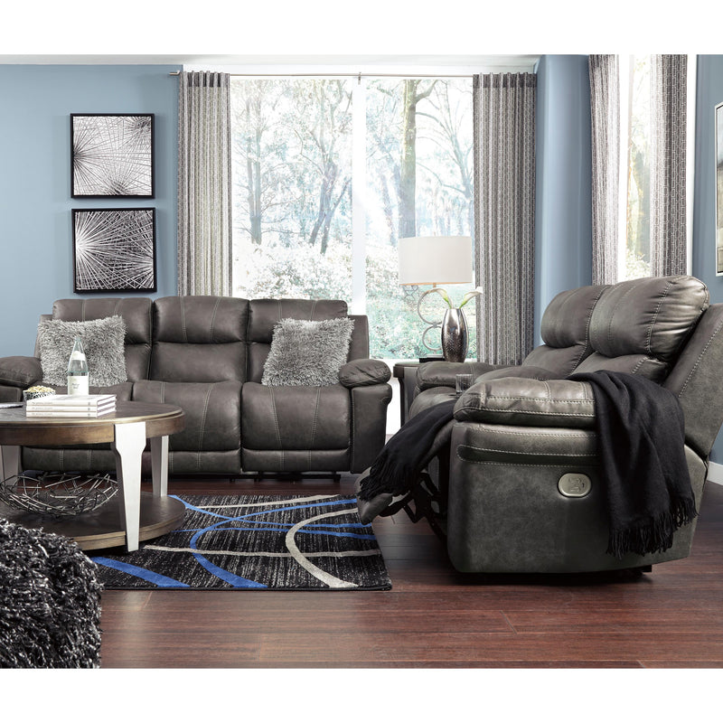 Signature Design by Ashley Erlangen Power Reclining Leather Look Loveseat 3000418 IMAGE 8