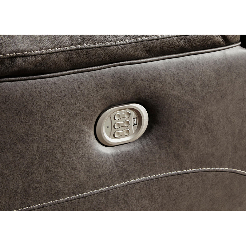 Signature Design by Ashley Wurstrow Power Reclining Leather Match Sofa U5460215 IMAGE 6