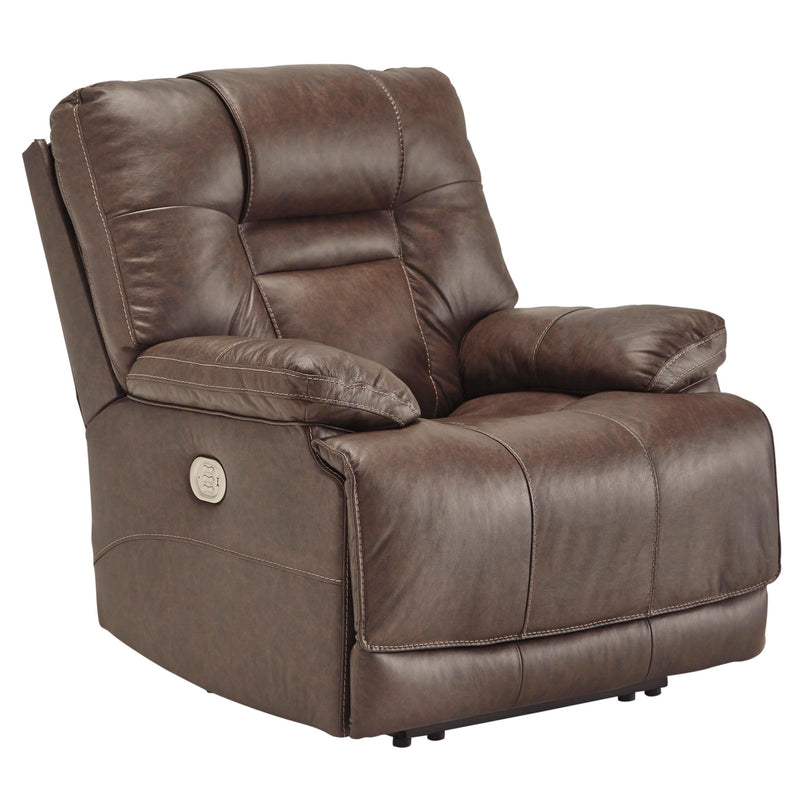 Signature Design by Ashley Wurstrow Power Leather Match Recliner U5460313 IMAGE 1