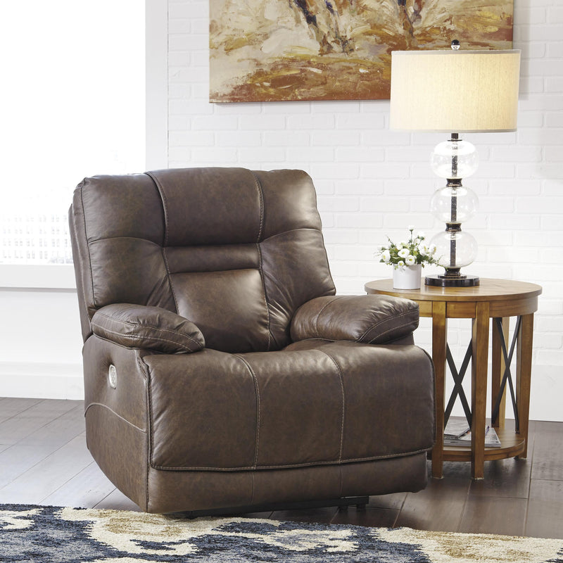 Signature Design by Ashley Wurstrow Power Leather Match Recliner U5460313 IMAGE 5