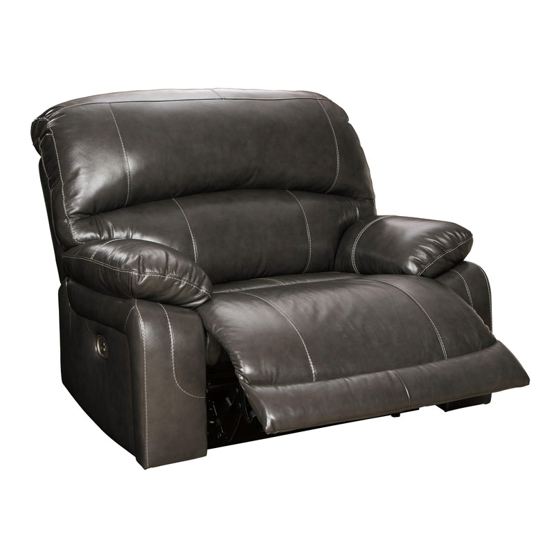 Signature Design by Ashley Hallstrung Power Leather Match Recliner U5240382 IMAGE 3