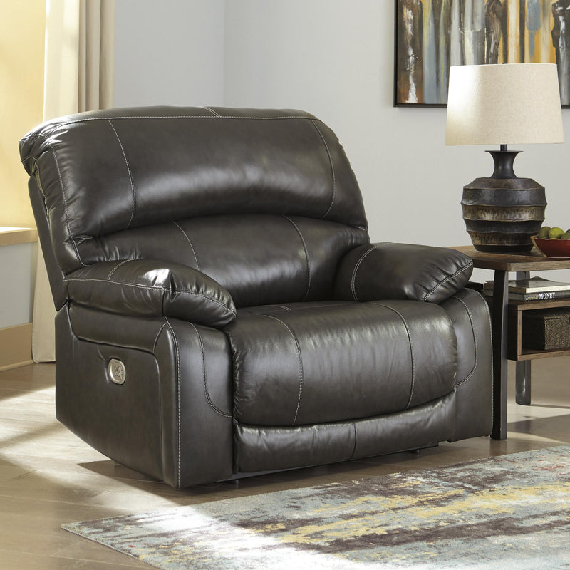 Signature Design by Ashley Hallstrung Power Leather Match Recliner U5240382 IMAGE 7