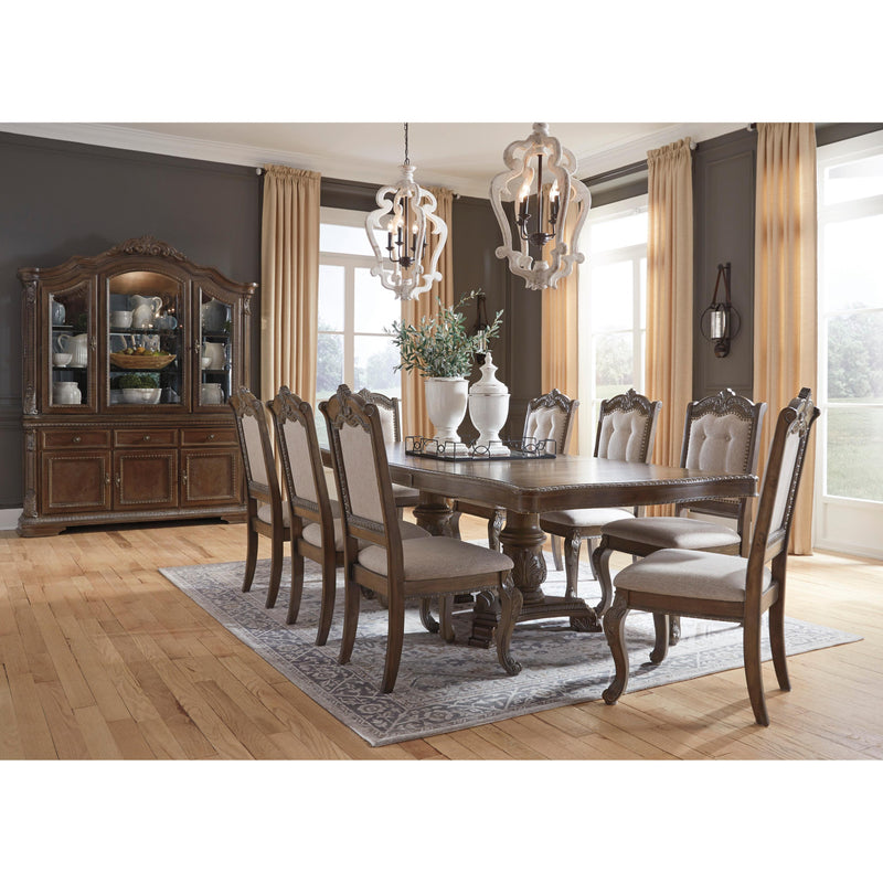 Signature Design by Ashley Charmond Dining Table with Pedestal Base D803-55T/D803-55B IMAGE 15
