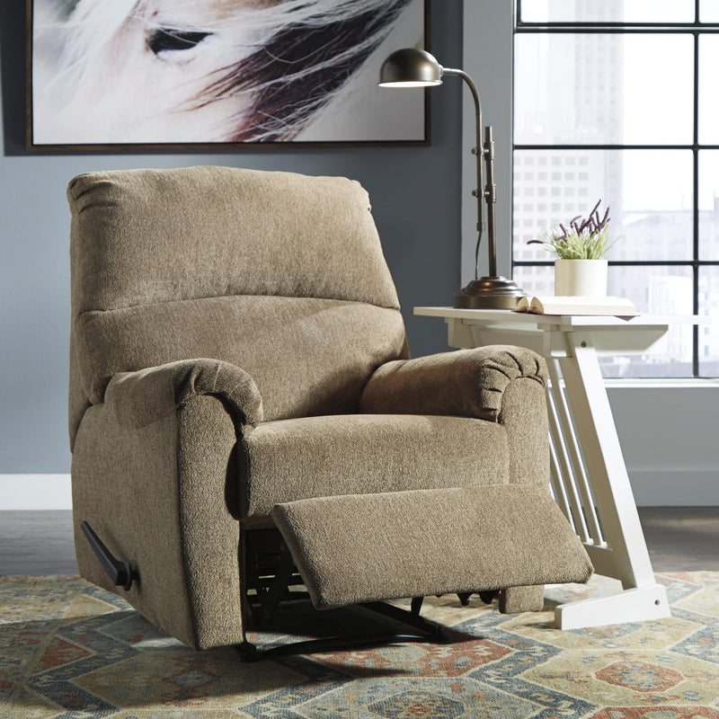 Signature Design by Ashley Nerviano Fabric Recliner with Wall Recline 1080129 IMAGE 4