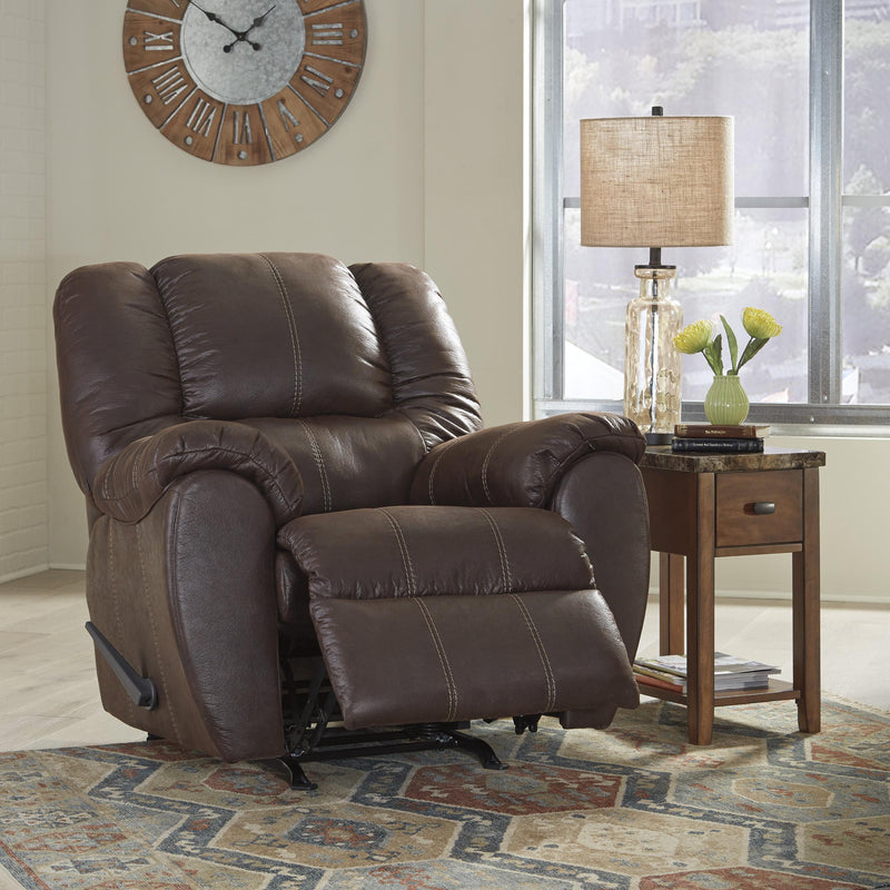 Signature Design by Ashley McGann Rocker Leather Look Recliner 1030125 IMAGE 4