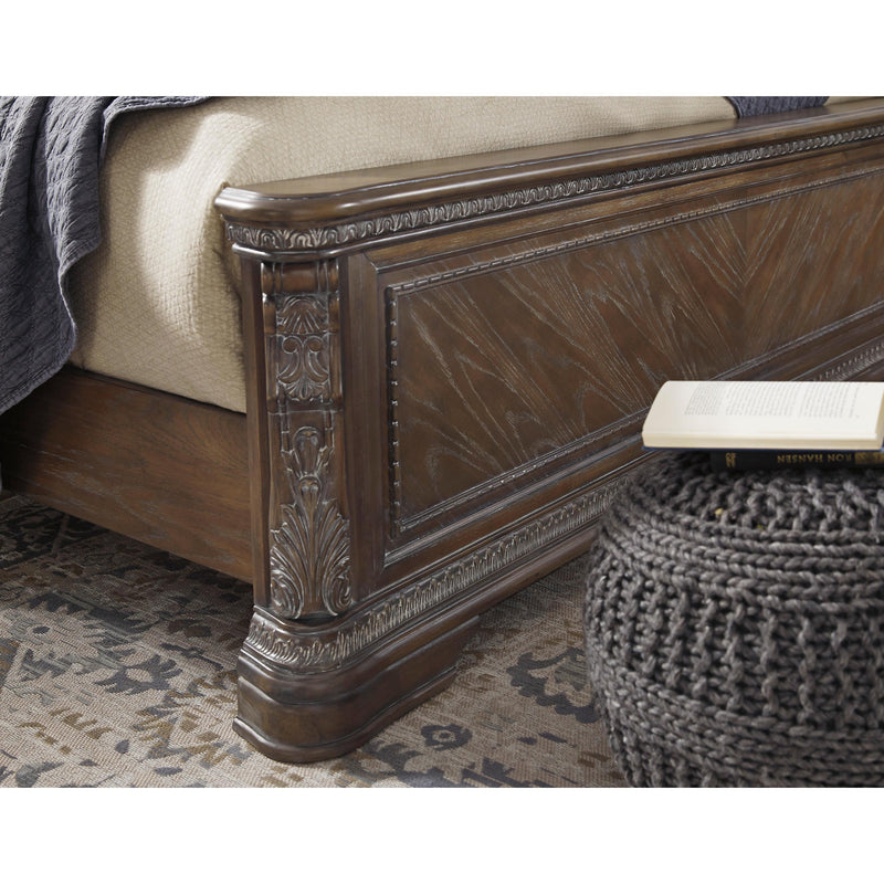 Signature Design by Ashley Charmond Queen Upholstered Sleigh Bed B803-57/B803-54/B803-96 IMAGE 4