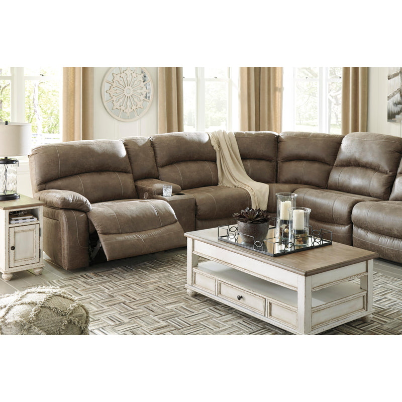 Benchcraft Segburg Power Reclining Leather Look Sectional 3430359/3430377/3430354/3430362 IMAGE 8