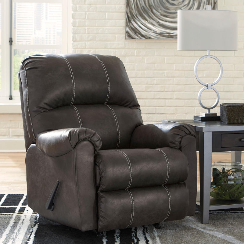 Signature Design by Ashley Kincord Rocker Leather Look Recliner 1310425 IMAGE 3