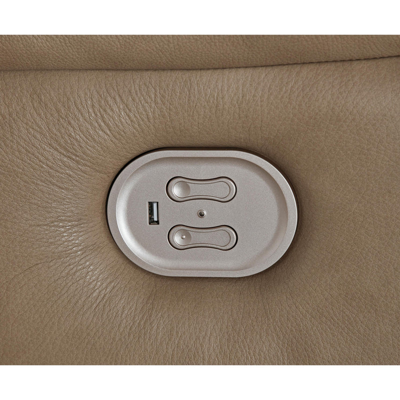 Signature Design by Ashley Ricmen Power Leather Match Recliner U4370282 IMAGE 7