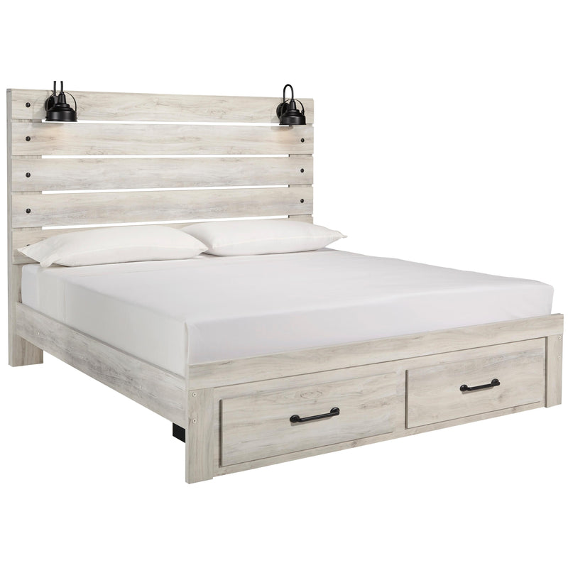 Signature Design by Ashley Cambeck King Panel Bed with Storage B192-58/B192-56S/B192-97 IMAGE 1