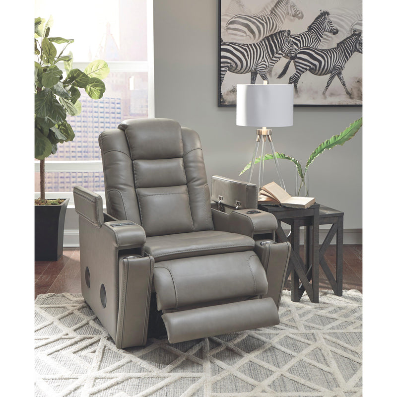 Signature Design by Ashley Boerna Power Leather Match Recliner 7360713 IMAGE 7