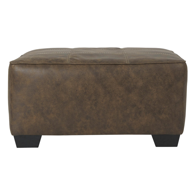 Benchcraft Abalone Leather Look Ottoman 9130208 IMAGE 2