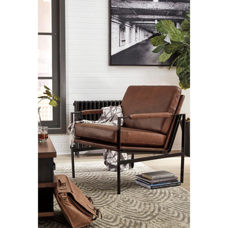 Signature Design by Ashley Puckman Stationary Leather Accent Chair A3000193 IMAGE 6