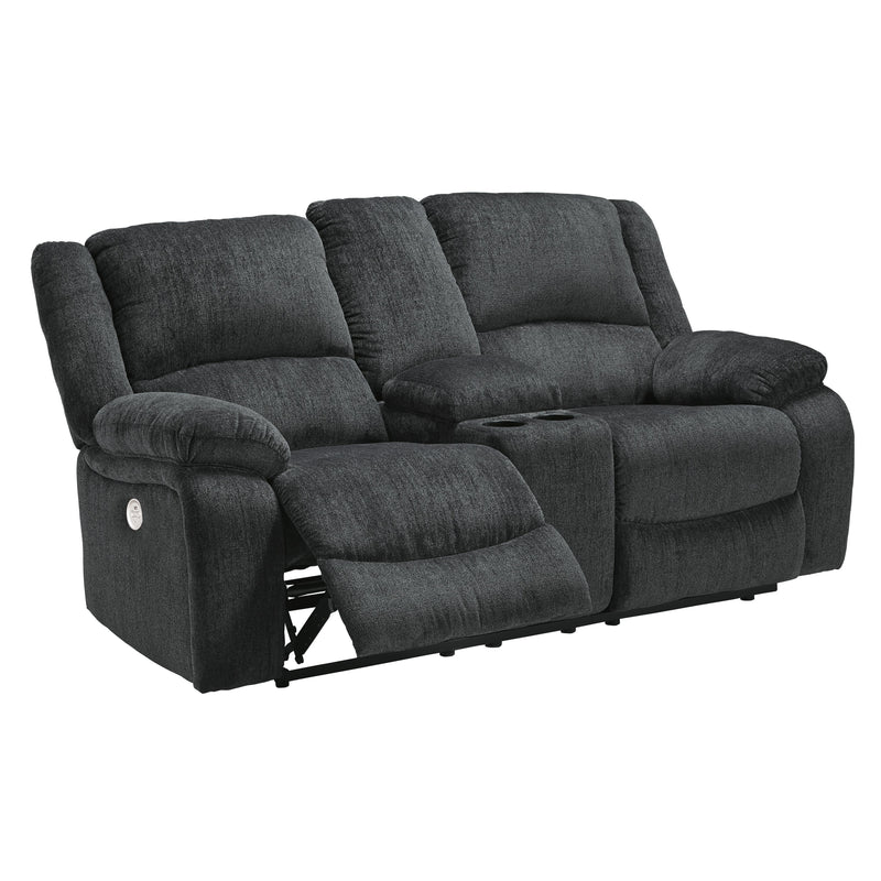 Signature Design by Ashley Draycoll Power Reclining Fabric Loveseat 7650496 IMAGE 2