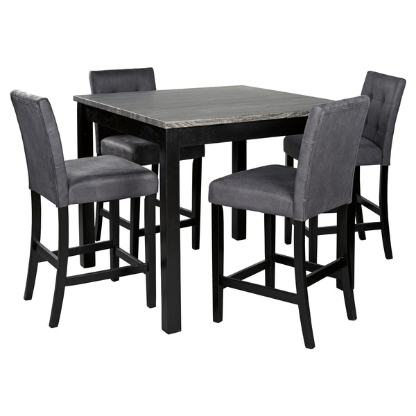 Signature Design by Ashley Garvine 5 pc Counter Height Dinette D161-223 IMAGE 1