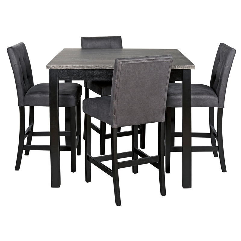 Signature Design by Ashley Garvine 5 pc Counter Height Dinette D161-223 IMAGE 2