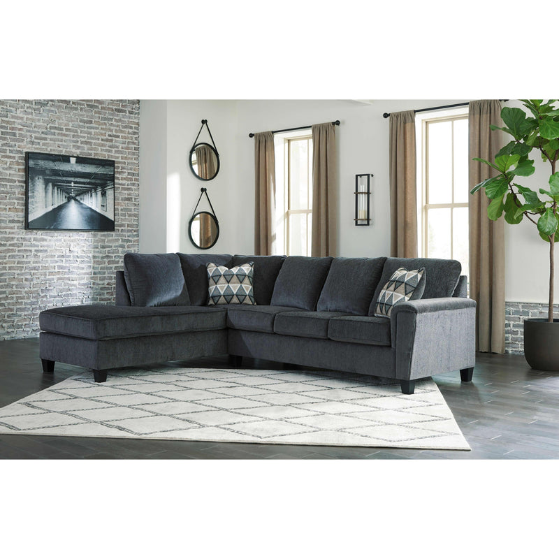 Signature Design by Ashley Abinger Fabric Queen Sleeper Sectional 8390516/8390570 IMAGE 3