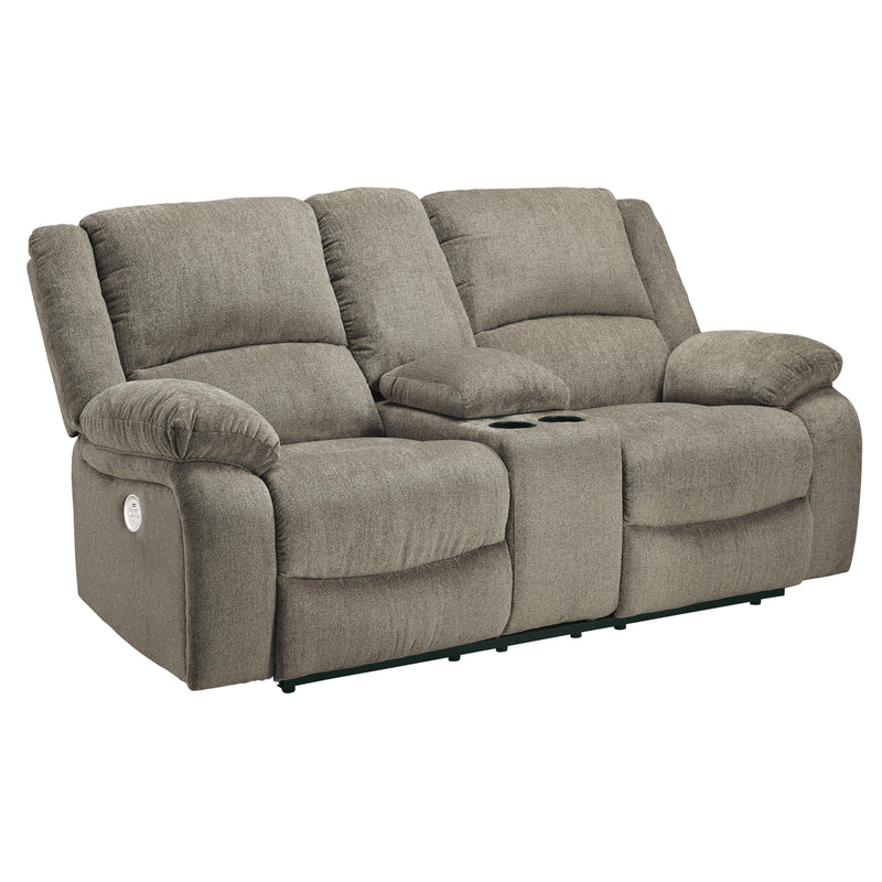 Signature Design by Ashley Draycoll Power Reclining Fabric Loveseat 7650596 IMAGE 1