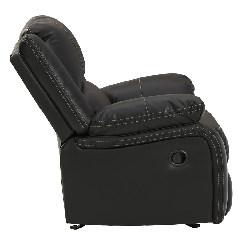 Signature Design by Ashley Calderwell Rocker Leather Look Recliner 7710125 IMAGE 4